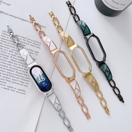 (Strap Only)For Mi Band 7 Strap Retro Style Compatible Mi Band 7 Metal Retro Strap