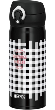 Thermos JNL-403 PHT Water Bottle Vacuum Insulated Travel Mug 13.5 fl oz (400 ml) Pink Heart (Option 