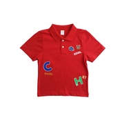 Chelsee เสื้อโปโล เด็กผู้ชาย แขนสั้น รุ่น 128038 พิมพ์ลาย อายุ 1.5-10 ปี ผ้า 100%Cotton เสื้อผ้าเด็ก