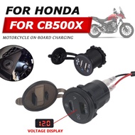 For Honda CB500X CB 500X CB 500 X CB500 X 2023 Motorcycle Accessories Cellphone Dual USB Fast Charge