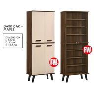 SARAH SERIES 4 DOORS TALL SHOE CABINET SHOE RACK