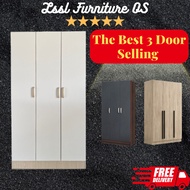 Best 3 Door Wardrobe Bedroom Wardrobe / Almari Baju / Almari Pakaian / Almari Murah / Almari besar R