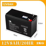 Aki 12v12Ah Hitam Aki Kering 12 Volt 8Ah Untuk Menyuplai Arus Listrik Aki Sprayer Elektrik Aki Mobil Mainan