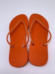 巴西🇧🇷直送 Havaianas slim Neon orange 拖鞋 巴西碼37/38 即歐洲碼 39/40