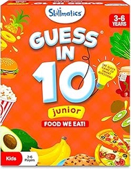 Skillmatics Card Game : Guess in 10 Junior Food We Eat! | Gifts, Super Fun & Educational for Kids Ag