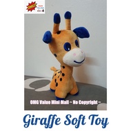 [Novalac] Novamil Cute Giraffe Soft Toy - Approx. 20cm (S) Tall / Soft Material / Friendly Animal / Sleeping Companion