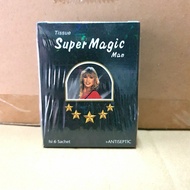 (BISA COD) Tissue Magic / Tisu Super Power Magic hitam 1 Kotak Isi 6