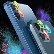 BEAP ฟิล์มกระจกนิรภัยสำหรับ iPhone 13,อุปกรณ์เสริมสำหรับกล้องอุปกรณ์เสริมโทรศัพท์มือถือกระจกวงแหวนฟิล์มเลนส์เรืองแสงป้องกันเลนส์กล้องถ่ายรูป IPhone 13เลนส์กล้องถ่ายรูปสำหรับ iPhone 13