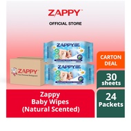 Zappy Baby Wipes 30 Sheets 6 Pack