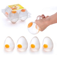 New Fashion Funny Egg Splat Ball Squishy Toys Stress Relief Eggs Yolk Balls Squishies Toy for Childr