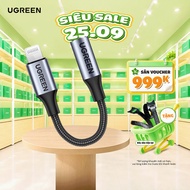 UGREEN US211 Lightning to 3.5mm Audio Cable |MFI Standard |Supports both sound and conversation Mic|