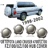 Xuming 4ชิ้น/ล็อตศูนย์ล้อ Cap สำหรับ TOYOTA Land Cruiser 4700/LC100/FZJ100/UZJ100 Hub ปก1998-2002 42
