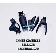 HLD YAMAHA LAGENDA110 Z ZR SRL110 Z ZR LAGENDA SRL BLACK INNER COVER SET INNERSET SRL110Z SRL110ZR