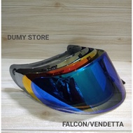 KYT GLASS FALCON 2 VENDETA 2 VISOR/ KYT HELMET VISOR/ FALCON