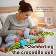 Soothing Crocodile Plush Toy Children's Sleep Aid Playmate Toy Anti-startle Early Education D4g8