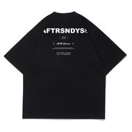 T-SHIRT | OVERSIZE OVERSIZE | UNIVERSE UNIVERSE | BLACK BLACK BLACK | AFTERSUNDAYS baju t shirt lela