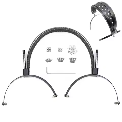 Genuine Leather Full Metal Headband For Hifiman HE400,SUNDARA,SUNDARA-C Closed-Back,HE R10 R9,HE560,