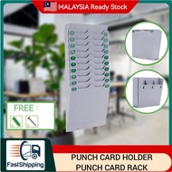 Punch Card Holder丨Punch Card Rack | 20'slot Punch Card Holder *ABS Material