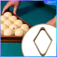 [dolity] Wood Pool Ball Rack 9 Ball Diamond Billiard Supplies Table Game Accessory for Leisure Room 