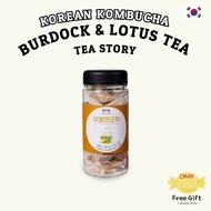 [DAYE] Burdock & Lotus Root Tea (Pyramid Bags, Bottle Pack) | 20 Tea Bags | From Korea