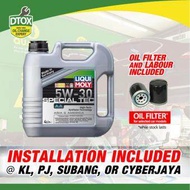ENGINE OIL SERVICE PACKAGE Liqui Moly Leichtlauf Special Tec AA Engine Oil 5W-30 Fully Synthetic 4L