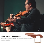 4/4 Violin Chin Rest Wood Violin Portable Chin Holder with Softwood Strip Violin Accessories