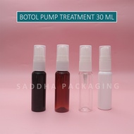 30ml Pump Treatment Bottle 30ml Refillable Bottle/ SHAMPOO Bottle/ Lotion Bottle/ PET Plastic Bottle
