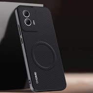 For Motorola Moto G85 5G Case Luxury Car Magnetic Holder Phone Case For Motorola G85 S50 Neo TPU Sil