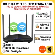 TENDA AC10 WIFI ROUTER - GIGABIT SPEED, OPTIMUM WAVE COVER - IMPROVE YOUR WI-FI EXPERIENCE!