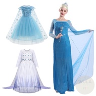 Frozen-Princess elsa Next Day Delivery Invoice WULA Ula Disney Princess Costume Long Sleeve Adult co