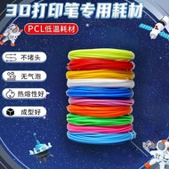 Pure Natural 3D Printing Pen Consumables Non-Plug Low Temperature Children PCL 1.75mm 3m/5m/10m Smal