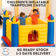 Bouncy Castle Inflatable Castle Trampoline for kids kids game Jumping Trampoline Indoor and OutdoorH