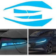 TOMALL Headlight Sidemarker Rear Fog Light Vinyl Films Smoke Tint Compatible with Hyundai Elantra 20