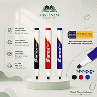 Box of 10 Bitex WB01 Whiteboard Markers with 3 Ink Colors Blue/Black/Red Smooth Tip, Safe for Health