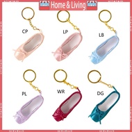 ci Mini Satin Ballet Shoes Keychain Pointe Shoes Keyrings Pointe Shoe Charm Chain