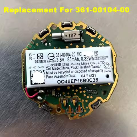New Original Replacement 361-00104-00 80mAh Smart Watch Battery For Garmin Forerunner 45 / for Garmi