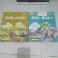 Akhlak's teaching textbook. Arabic language class 6/V1.fikih class 6-V1 kumer/kurikulum independence