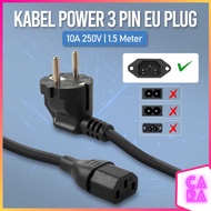 3pin CPU Power Cable 10A 250V EU Plug 168B11