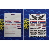 Sticker Honda Racing HRC Sticker Decal Motor/Motorcycle&Car Waterproof*7101