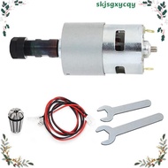 DC Motor CNC 775 Spindle Motor 100W 12-24VDC 10000RMP + ER11 Collet for DIY Mini CNC 3018 3018Pro 30