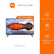 XIAOMI TV รุ่น A43 ทีวีขนาด 43 นิ้ว Smart TV คมชัดระดับ FHD Full-screen Google TV รับประกันศูนย์ไทย 1 ปี | ผ่อน 0% As the Picture One
