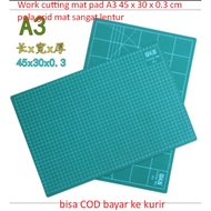 Work cutting mat pad A3 45 x 30 x 0.3 cm very flexible grid mat pattern