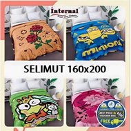 [NEW] Internal Blanket Children's Character Motif Fur Blanket Size 160x200 Alvin Tony Pindy Panda Pa