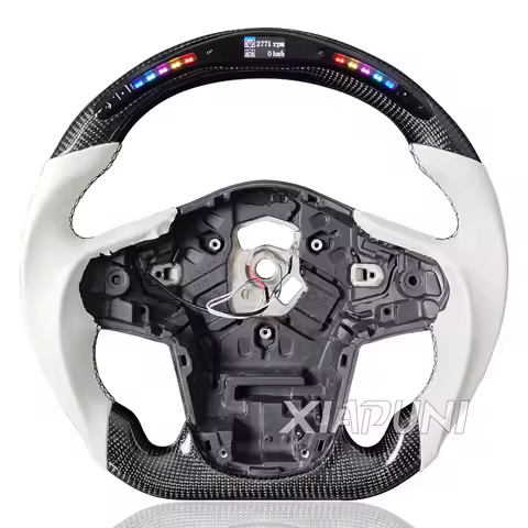 Steering Wheel For Toyota Supra A90 A91 2019-2024 Model Carbon Fiber LED PRM Customized Racing Wheel