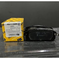 FBK - FRONT BRAKE PADS - FD1119MS - NISSAN TEANA J32 2.5CC