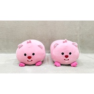 Loopy Bolster - Loopy Pink Plush Bolster