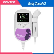 Baby Sound C1 Color Screen pocket fetal doppler Baby Monitor 3Mhz pregnant heart rate monitor Free G