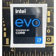 Intel Core i7 evo 11th gen logo Sticker Original