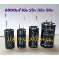 1pc. electrolytic capacitor 6800uf 16v 25v 35v 50v