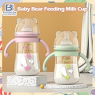 Nay Anti Colic Baby Bottle 300ml No BPA Bear Feeding Bottle For Baby Wide Neck Bottle For Baby